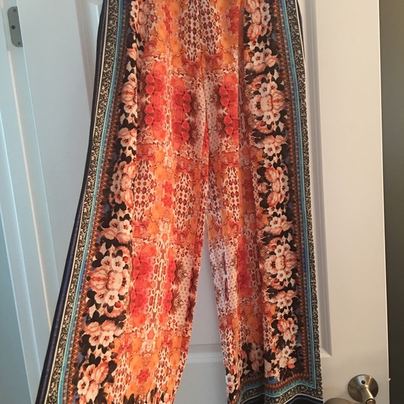 Anthropologie Pants - Anthropologie Ranna Gill Multi color Palazzo pant